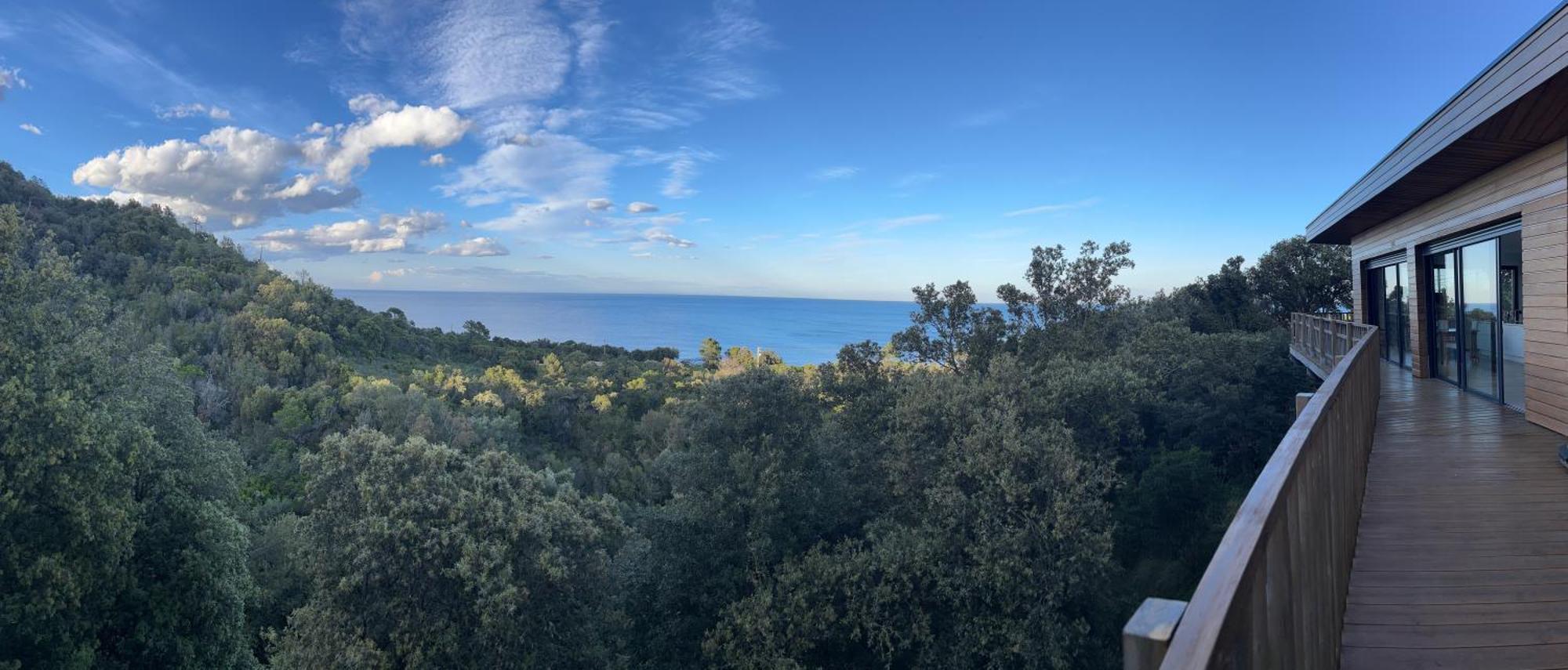 Villa L'Alpana En Bois Vue Mer A 180 Degres Sari-Solenzara Exterior foto